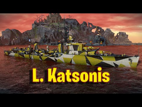 Meet The Katsonis! Tier 8 Pan Euro Destroyer in World of Warships Legends!