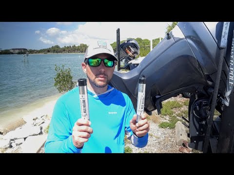 Outboard Motor Support Stiks from TH Marine - Save Your Tilt and Trim!
