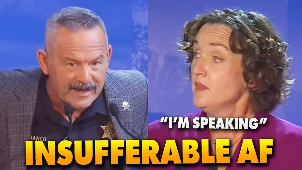 Psycho who BURNED ex-husband with hot potatoes tries recreating Kamala's viral GIRLBOSS moment