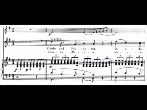 Francisco Santiago - Ave Maria (audio + sheet music)