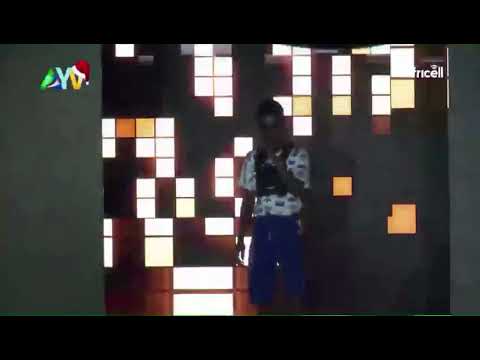 Larkson performing kam join we by yung sal in the Be A star show