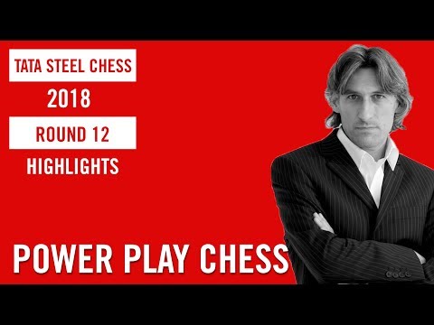 Tata Steel Chess 2018, Round 12 Jones v Mamedyarov, Giri v Adhiban and Carlsen v Matlakov