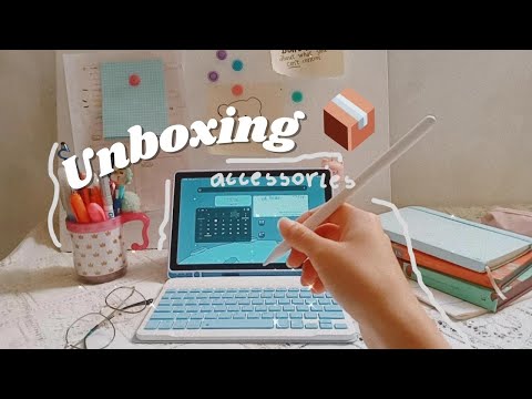 📦 UNBOXING accessories for Samsung Galaxy Tab A7 ✨