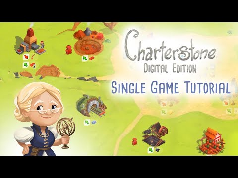 Charterstone: Digital Edition - Single Game Tutorial || Full Gameplay - YouTube