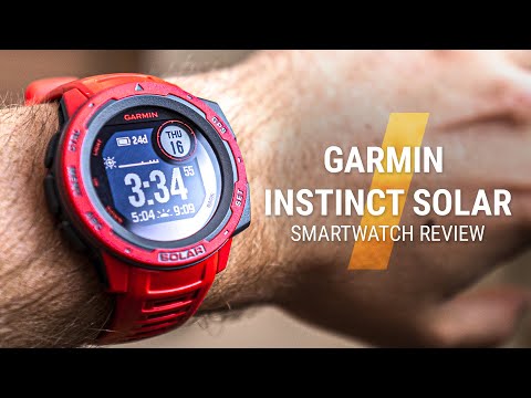 GARMIN Instinct Solar Review 2020 // A watch that charges itself!