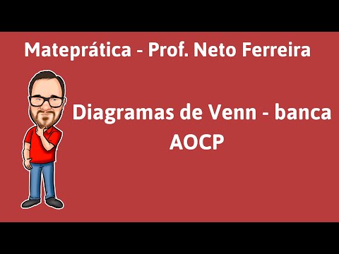 Diagramas de Venn - banca AOCP - Professor Neto Ferreira