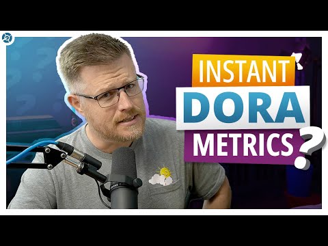 Part of a video titled How to easily track DORA metrics - YouTube