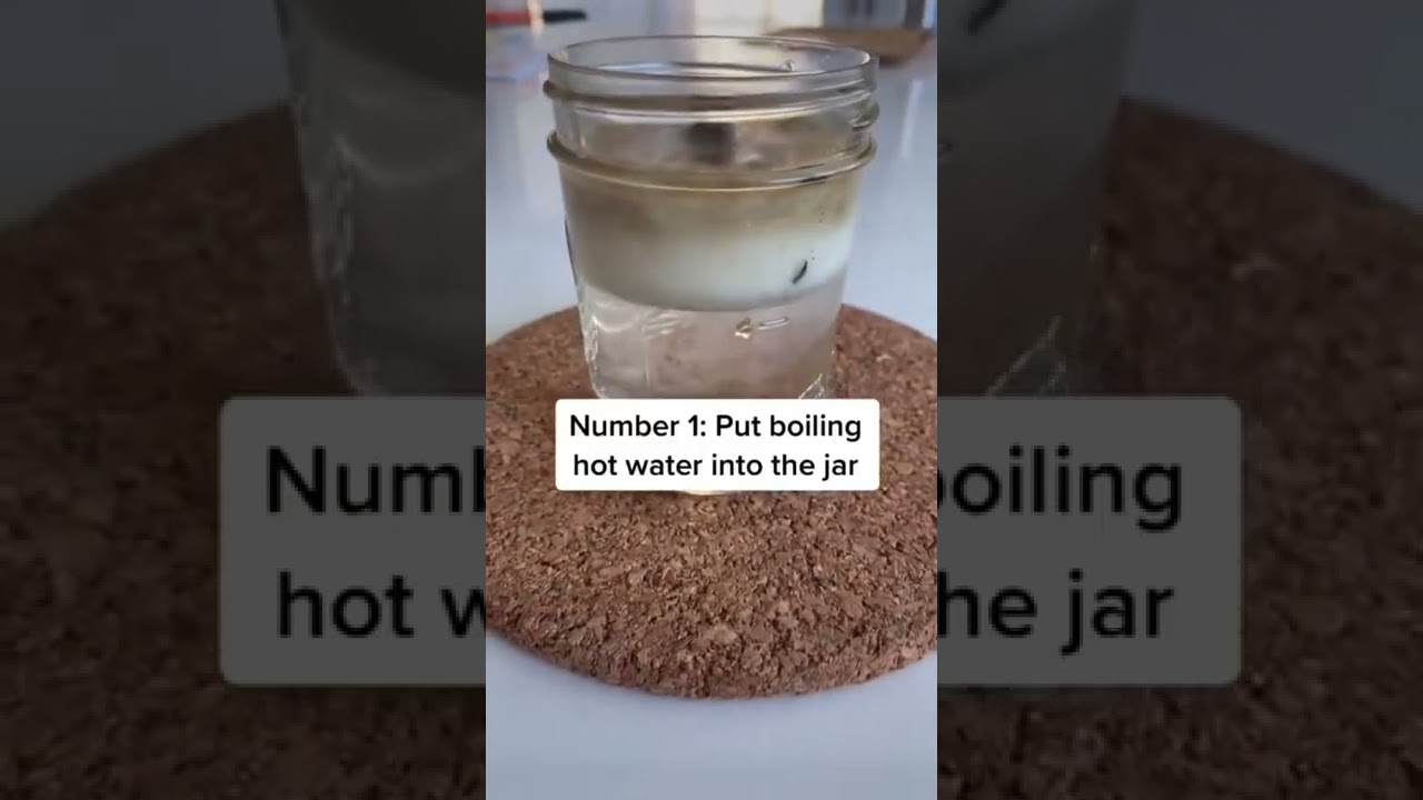 Reuse & Recycle Candle Jars ♻️| Candle Studio Vlog #shorts