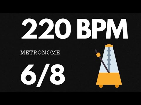 220 BPM Metronome 6/8