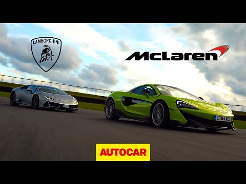 Lamborghini Huracan Evo v McLaren 600LT | Track Review | Autocar Video