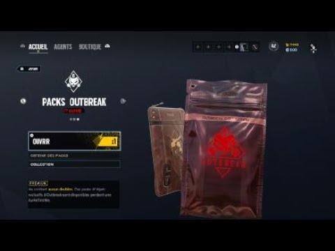 10 OUTBREAK PACK R6 OPENING