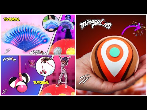 DIY superhero tools Miraculous Ladybug - weapons of Miss Hound, Mayura and Purple Tigress