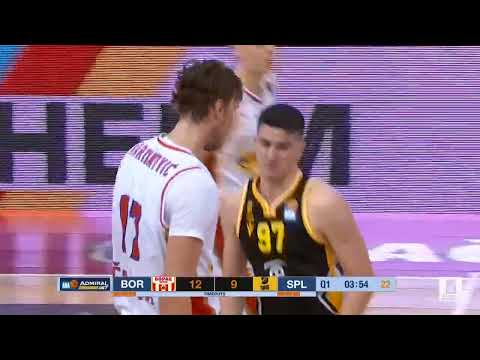 AdmiralBet ABA League 2021/22 highlights, Round 23: Borac - Split (21.3.2022)