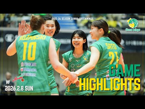 【HIGHLIGHTS】2025-26 大同生命SV.LEAGUE WOMEN 第15節 GAME2 2/8(日) 大阪MV戦