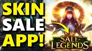 WEEKLY SKIN SALE APP! Sale of Legends Free App for League of Legends All Skins | LoL Season 12 2022