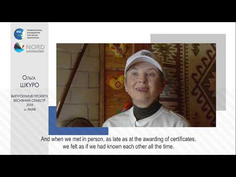 Video feedback of Olha Shkuro, graduate of the Ukraine-Norway project