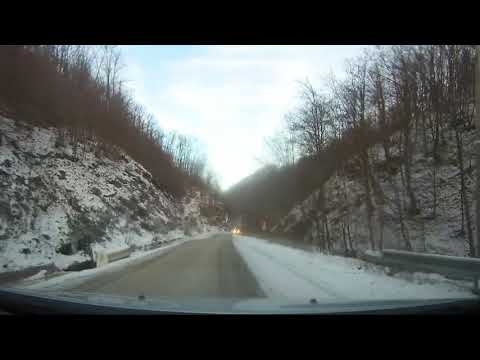 Drum Lunca Cernii - Hunedoara iarna