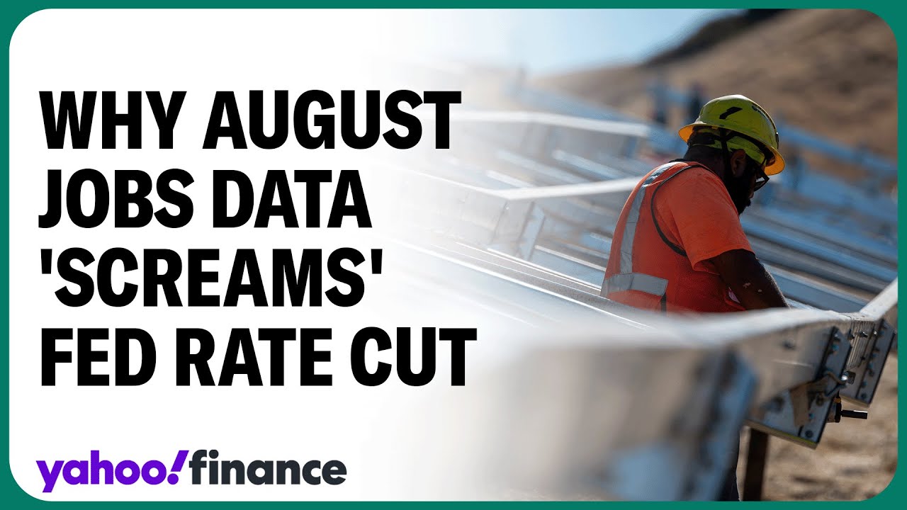 August jobs data 'screams' 25 bps cut from Fed: Economist
