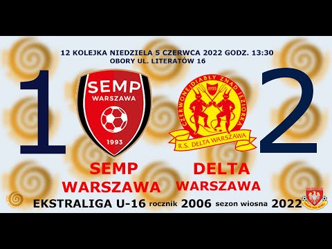 KS Semp Warszawa 2006 - Delta Warszawa 1:2 gole 5.06.2022