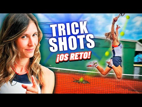 Doing Tennis Trick Shots for the First Time. Can You Beat Me? 😏