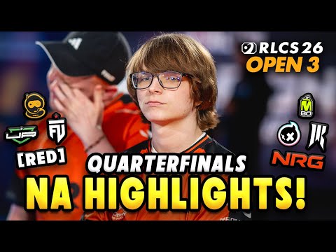 NRG GETS CHALLENGED FOR BOSTON!? | QUARTERFINALS RLCS 2026 Highlights | North America Open 3