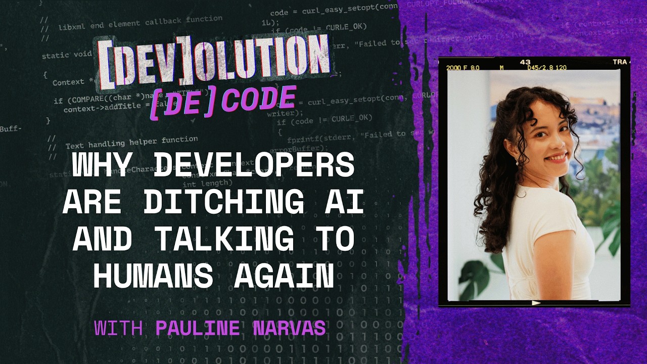 Thumbnail for Why Developers Are Ditching AI and Talking to Humans Again