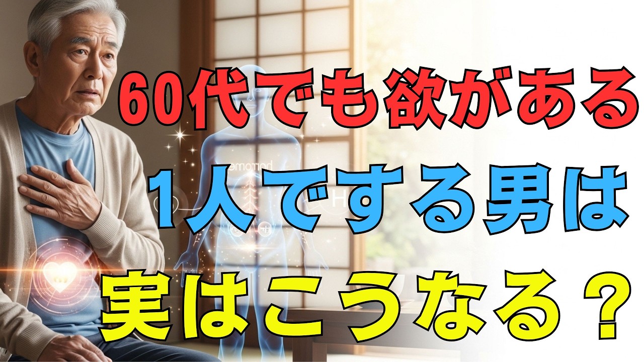 【緊急警告】60代男性が「年のせい」と放置してはいけない体の悲鳴。放置すると寿命と男性機能を同時に失います。