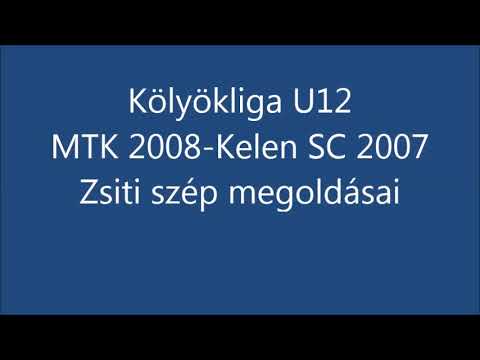 Kölyökliga U12 Zsiti szép megoldásai az MTK BUDAPEST 2008 - KELEN SC 2007 MÉRKŐZÉSEN