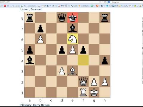 Key Moments in Chess History #121: Nuremberg 1896 - Pillsbury v Lasker