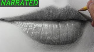 How to Draw the Mouth & Lips [Narrated Step by Step]