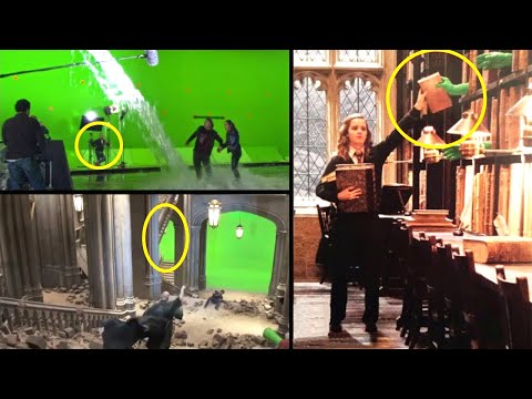 20 behind-the-scenes video clips from the Harry Potter filming!