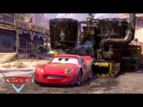 Lightning Meets Bessie | Pixar Cars | @disneyjr