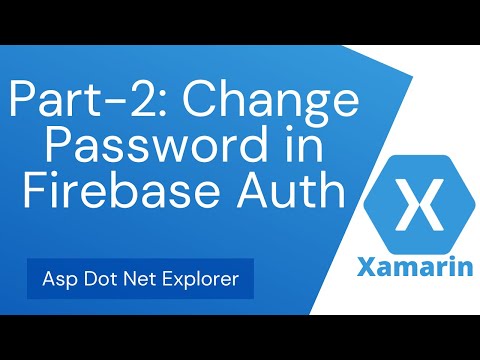 Change Password In Firebase Authentication Part 2