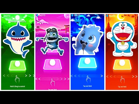 Tiles Hop - Baby Shark vs Crazy Frog vs The Moonies vs Doraemon