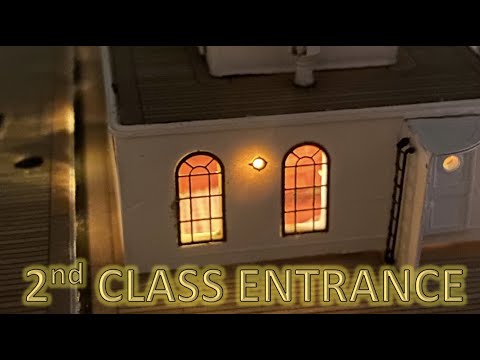 Radio Control Trumpeter 1:200 Titanic Build Part 48 - Second Class Entrance Part 2