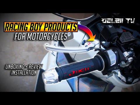 RACING BOY PRODUCTS FOR MOTORCYCLES | RCB S3 BRAKE LEVER | RCB HANDLE GRIP 77| RCB BALANCER M1