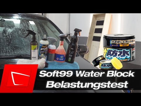 Soft99 Water Block SUPER SPLASH Belastungstest - Insektenentferner Flugrostentferner und Wash Plus!