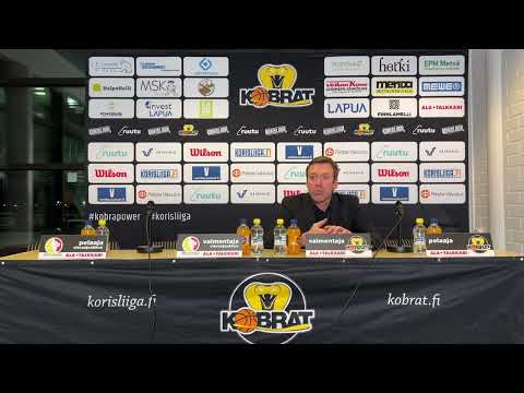 Kobrat - Pyrintö 30.11.2022 Lehdistötilaisuus