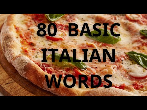 LEARN ITALIAN FAST// 80 ITALIAN WORDS FOR BEGGINERS