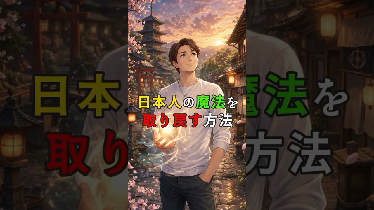 日本人の「魔法」を取り戻す方法#旧暦 #潜在能力 #フリーエネルギー