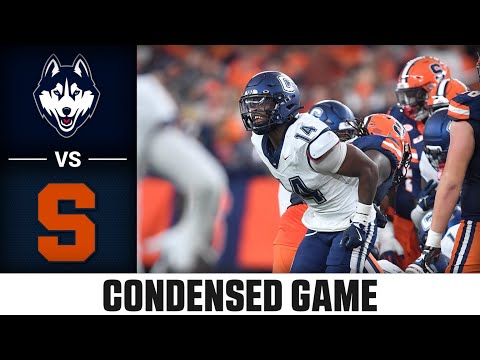UConn vs. Syracuse Condensed Game | 2025 ACC Football