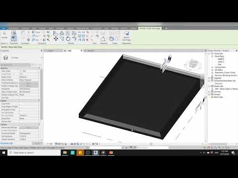 17 Autodesk Revit Lesson for Architecture and Structure Slab Edges ( Burmese)