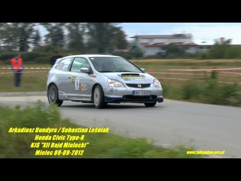 Arkadiusz Bundyra / S. Leśniak - Honda Civic Type-R - KJS "XII Rajd Mielecki" Mielec 09-09-2012