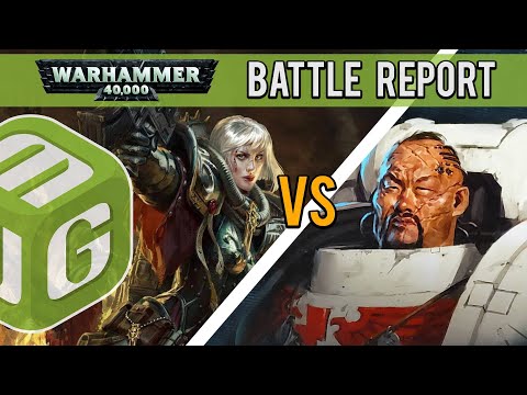 Adepta Sororitas vs White Scars Warhammer 40k Battle Report Ep 8 - Vault Reupload