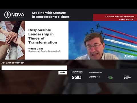 Vittorio Colao @ NOVA Confrence 2020
