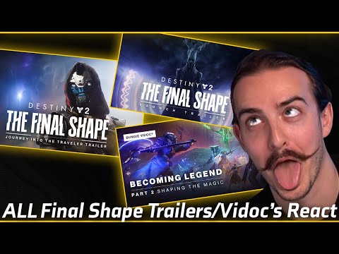 Reacting to ALL Destiny 2 Final Shape Trailers/ ViDocs