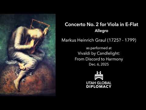 10 Concerto No. 2 for Viola in E-Flat Allegro by Markus Heinrich Graul (1725? - 1799)