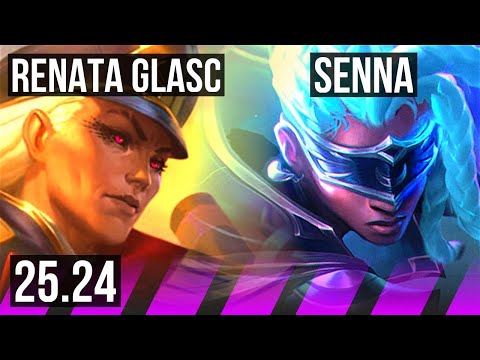 RENATA GLASC & Caitlyn vs SENNA & Karma (SUP) | EUW Master | 25.24
