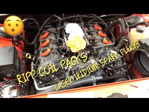 RIPP SUPERCHARGERS COIL PACKS AND LASER IRIDIUM SPARK PLUGS INSTALL 2018 DODGE CHALLENGER
