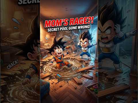 Bébé Goku Creuse un Piscine Secrète, Vegeta PANIQUE ! 😱💦